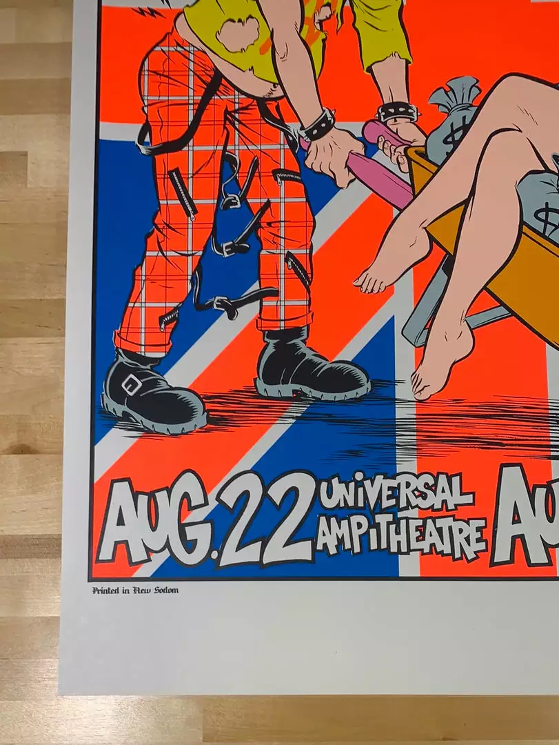 Gig Posters Sex Pistols - 1996 Chris Coop Poster Los Angeles, CA The Palladium 8 Gig Posters Sex Pistols - 1996 Chris Coop Poster Los Angeles, CA The Palladium