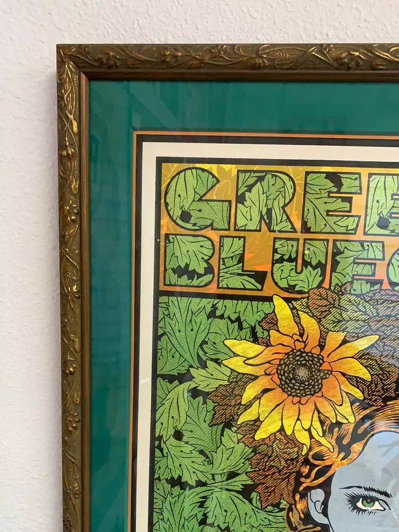 Colorado Greensky Bluegrass - 2017 Chuck Sperry Poster Red Rocks Morrison, CO FRAMED 4 Colorado Greensky Bluegrass - 2017 Chuck Sperry Poster Red Rocks Morrison, CO FRAMED