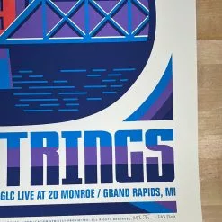 Billy Strings - 2021 2022 Mike Tallman Poster Grand Rapids, MI NYE 1st Gig Posters 12 Billy Strings - 2021 2022 Mike Tallman Poster Grand Rapids, MI NYE 1st Gig Posters