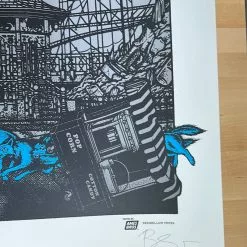 Foo Fighters - 2015 Ames Brothers Bros. Poster Anaheim, CA Gig Posters