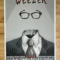 Gig Posters Weezer - 2005 EMEK Poster Santa Barbara Bowl, CA