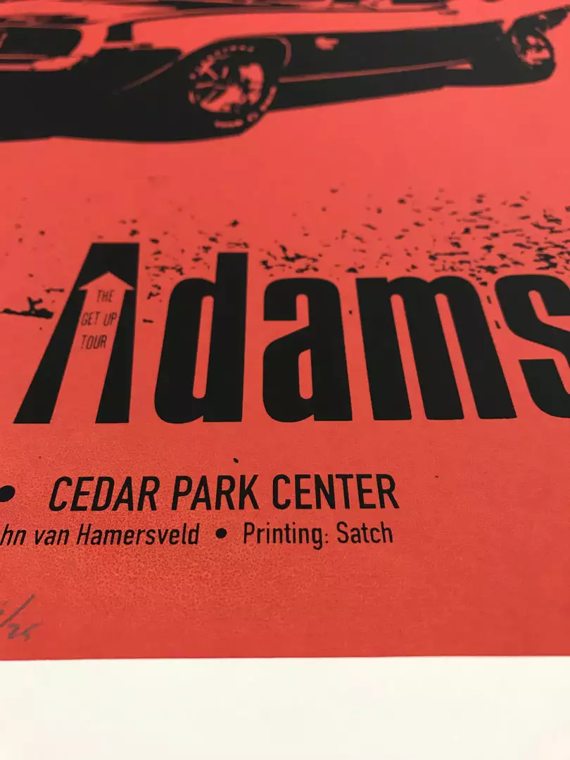 Bryan Adams - 2016 Billy Perkins Poster Cedar Park Texas Gig Posters 8 Bryan Adams - 2016 Billy Perkins Poster Cedar Park Texas Gig Posters