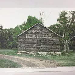 The Band Of Heathens - 2009 Dan MacAdam Crosshair Poster Austin, TX KLRU Studios