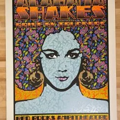 Alabama Shakes - 2015 Chuck Sperry Poster Red Rocks Morrison, CO