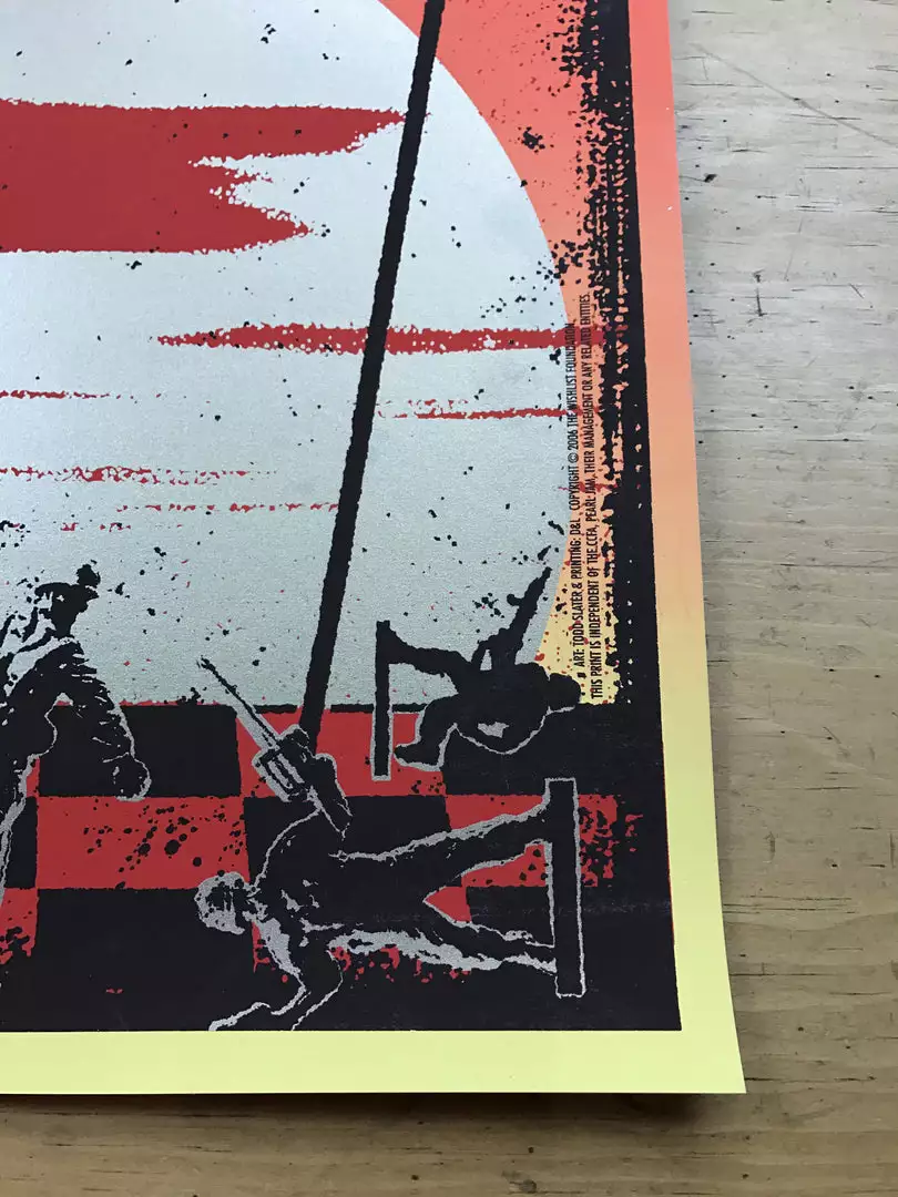 Pearl Jam - 2006 Todd Slater Poster CCFA Australia Hawaii 7 Pearl Jam - 2006 Todd Slater Poster CCFA Australia Hawaii