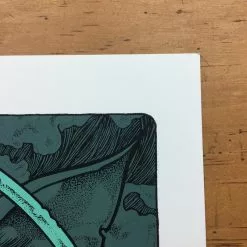 Pig Lady - 2008 John Dyer Baizley Poster Teal Art Prints