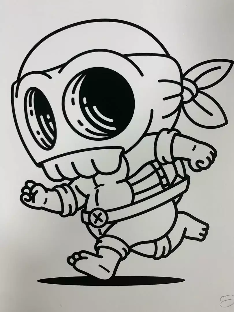 Skully III - 2020 Mike Mitchell Poster Blank Variant Print Art Prints 3 Skully III - 2020 Mike Mitchell Poster Blank Variant Print Art Prints