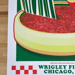 Fall Out Boy - 2021 Mike Tallman Poster Chicago, IL Wrigley Field