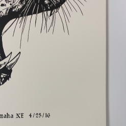 Gig Posters Napalm Death & Melvins - 2016 Fugscreens Studios Poster Omaha, NE 4/25