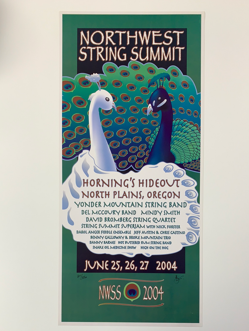 Northwest String Summit - 2004 Brian Langeliers Poster Plains, OR Horning's Hideout 4 Northwest String Summit - 2004 Brian Langeliers Poster Plains, OR Horning's Hideout