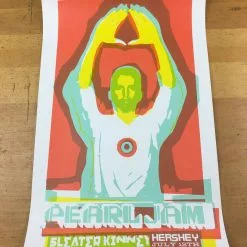 Ames Brothers Pearl Jam - 2003 Ames Design Poster Hershey, PA Hershey Park Stadium