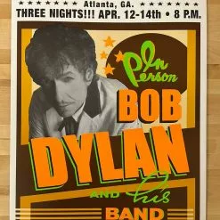Gig Posters Bob Dylan - 2004 Geoff Gans Poster Atlanta, GA 5 Gig Posters Bob Dylan - 2004 Geoff Gans Poster Atlanta, GA