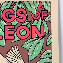 Kings Of Leon - 2017 Dan Grissom Poster Cuyahoga Falls, OH Blossom Music