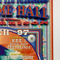 Sold Out Posters MHP 28 Willie Nelson - 1997 Poster Maritime Hall San Fran 1st Gig Posters