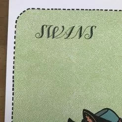 Swans - 2015 FugScreens Studios Poster Thalia Hall Chicago Chicago, IL