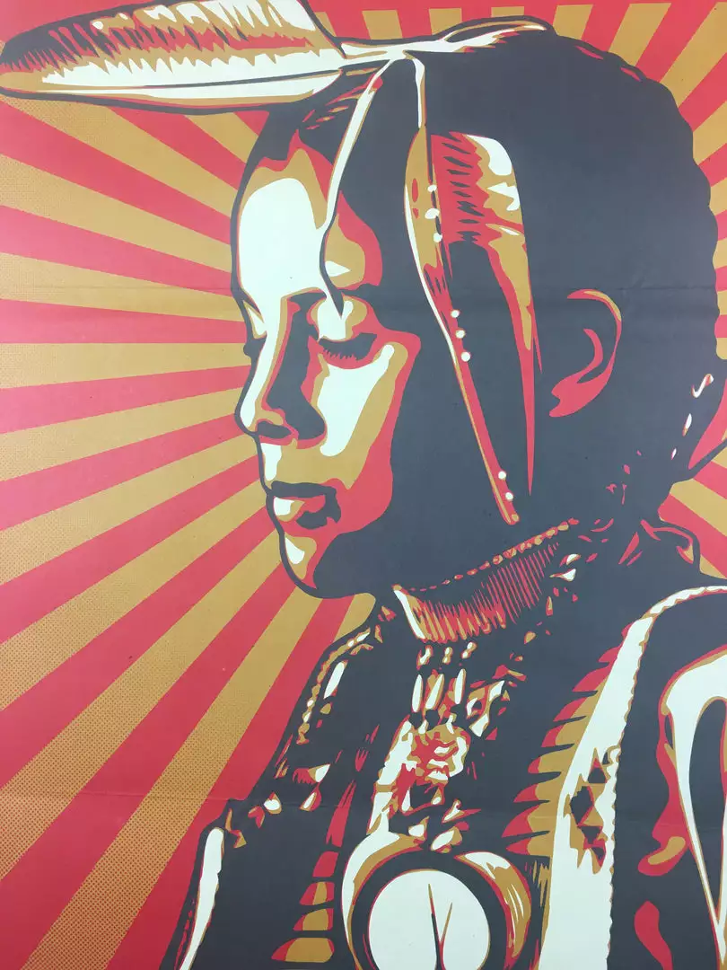 Art Prints The Black Hills Are Not For Sale - 2012 Shepard Fairey Art Print Poster 4 Art Prints The Black Hills Are Not For Sale - 2012 Shepard Fairey Art Print Poster