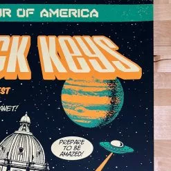 The Black Keys - 2021 Status Serigraph Poster Oxford, MS