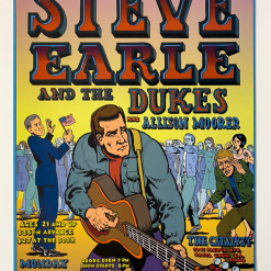 Gig Posters Steve Earle - 2005 Spain Rodriguez Poster Santa Cruz, CA
