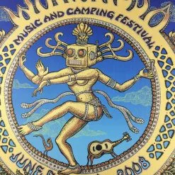 Gig Posters Wakarusa - 2008 EMEK Poster Lawrence, KS Clinton Lake Park