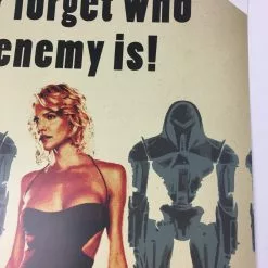 Glen Brogan Never Forget Who The Enemy Is (Battlestar Galactica) - 2008 Adam Levermore-Rich Movie/TV Posters