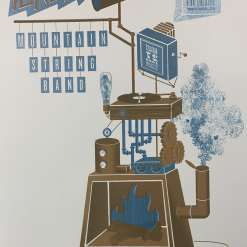 Yonder Mountain String Band - 2009 Justin Fuller Poster Boulder, CO Fox Theatre Colorado