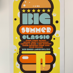 Big Summer Classic (2) - 2005 Ames Brothers Poster Morrison, CO Red Rocks