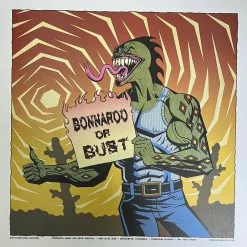 Bonnaroo - 2008 Justin Hampton Poster Manchester, TN Pearl Jam Gig Posters