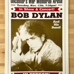 Bob Dylan - 2001 Geoff Gans Poster Syracuse, NY Oncenter War Gig Posters