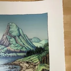 The Mountain Lake - 2021 David Welker Poster, Art Print 1st