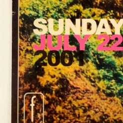 Echo And The Bunnymen - 2001 Forest Love Poster Fillmore Auditorium San Fran 1st Gig Posters