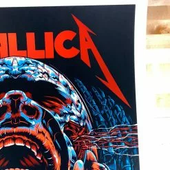 Metallica - 2008 Ken Taylor Poster Tulsa, OK BOK Center