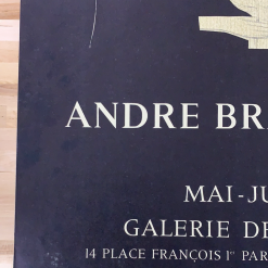 Sold Out Posters Andre Brasilier - 1970's Galerie De Paris Art Print Poster Original Vintage Art Prints