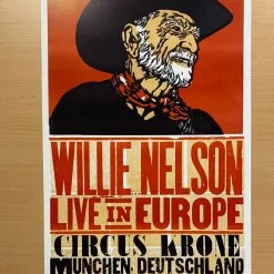 Gig Posters Willie Nelson - 2010 Hatch Show Print 6/21 Poster Munchen, Deutschland 5 Gig Posters Willie Nelson - 2010 Hatch Show Print 6/21 Poster Munchen, Deutschland