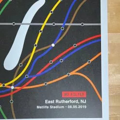 Sold Out Posters Rolling Stones - 2019 Poster No Filter Tour East Rutherford, NJ 8/5 12 Sold Out Posters Rolling Stones - 2019 Poster No Filter Tour East Rutherford, NJ 8/5