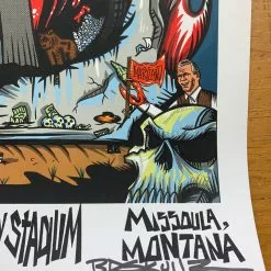 Bobby Draws Skullz Pearl Jam - 2018 Bobby Brown Draws Skullz Missoula Poster Jeff Ament AP S/N Vote 8 Bobby Draws Skullz Pearl Jam - 2018 Bobby Brown Draws Skullz Missoula Poster Jeff Ament AP S/N Vote
