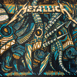 Metallica - 2019 Brad Klausen Poster Vienna, Austria S/N Ernst Happel Gig Posters