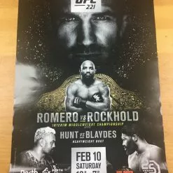 Sold Out Posters UFC 221 - 2018 Poster Romero Vs Rockhold Interim Middleweight Championship 7 Sold Out Posters UFC 221 - 2018 Poster Romero Vs Rockhold Interim Middleweight Championship