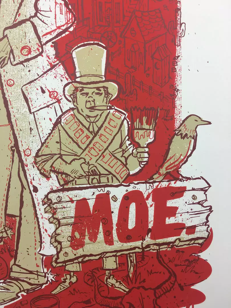 Moe. - 2005 Methane Studios Poster Fall Tour 4 Moe. - 2005 Methane Studios Poster Fall Tour