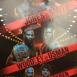 Sold Out Posters UFC 235 2019 Poster Jones Vs Smith, Woodley Vs Usman & Lawler Vs Askren 7 Sold Out Posters UFC 235 2019 Poster Jones Vs Smith, Woodley Vs Usman & Lawler Vs Askren