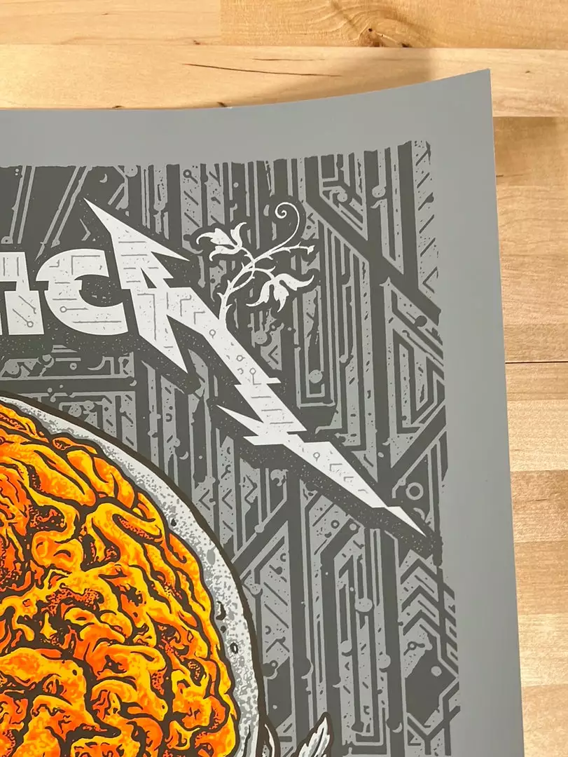 Metallica - 2018 AngryBlue Poster Prague, CZE O2 Arena 6 Metallica - 2018 AngryBlue Poster Prague, CZE O2 Arena