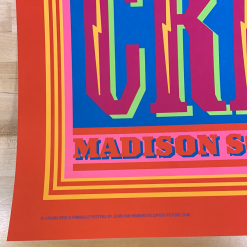 Eric Clapton Cream - 2005 John Van Hamersveld Poster New York AE 19x27.5 Gig Posters