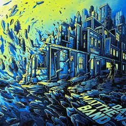 Grey Street - 2022 Dan Mumford Poster Dave Matthews Band (BLUE)
