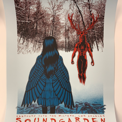 Soundgarden - 2013 Justin Hampton VARIANT Poster Los Angeles Wiltern Theatre