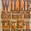Willie Nelson - 2011 Hatch Show Print 6/24 Poster Ontario, California