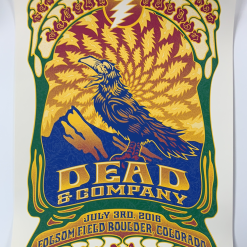 Dead & Company - 2016 Dave Hunter Poster Boulder, CO 7/3 Summer Tour Colorado