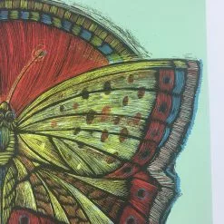 Wooden Resurrection Butterfly - 2013 Dan Grzeca Poster Art Print Art Prints