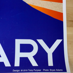 Hillary Clinton - 2016 Tony Puryear 1st Edition Original Poster, Art Print Gig Posters
