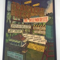 Traveler's Rest - 2018 Landland Poster Missoula, MT Big Sky Brewing Amphitheatre