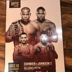 Sold Out Posters UFC 206 Poster Cormier Vs. Johnson 2, Holloway Vs. Pettis 7 Sold Out Posters UFC 206 Poster Cormier Vs. Johnson 2, Holloway Vs. Pettis