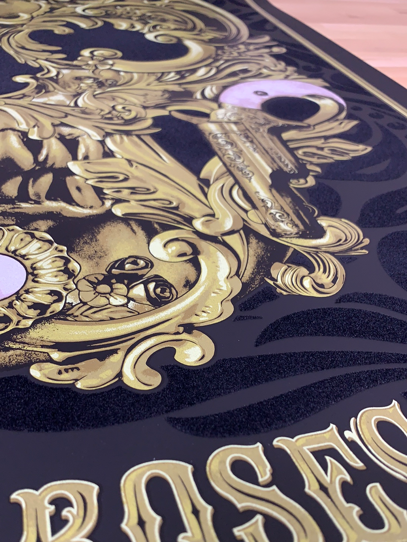 Guns N' Roses - 2021 Anthony Petrie Poster Flocked 1st Edition 10 Guns N' Roses - 2021 Anthony Petrie Poster Flocked 1st Edition